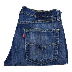 Levis Jeans Men's 30x32‎ Blue Denim Straight Leg Casual Work School Ft 31x31